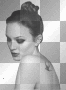 Leighton Meester (Blair Waldorf on Gossip Girl) white and black transparent [nermai]