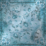 Flowers In Vintage Times BG~Blue