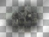 landscape haunting house tree goth
