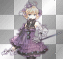 anime girl purple shadow~Misamisa24~