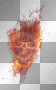 fire skull