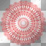 Red and White circle deco transparent by uky96