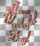 soave text animated have a wonderful day