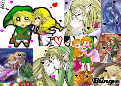 Zelda and Link: Love story Picture #113647994 | Blingee.com