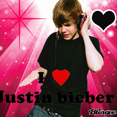 I LOVE JUSTIN BIEBER Picture #113912357 Blingee.com
