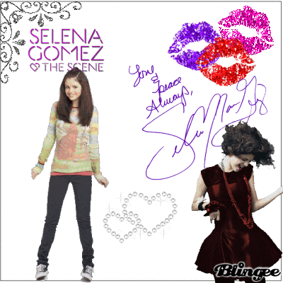 selena gomez autograph Picture #114091236 | Blingee.com
