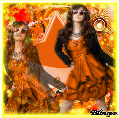 demi lovato fashionable orange demi lovato fashionable orange