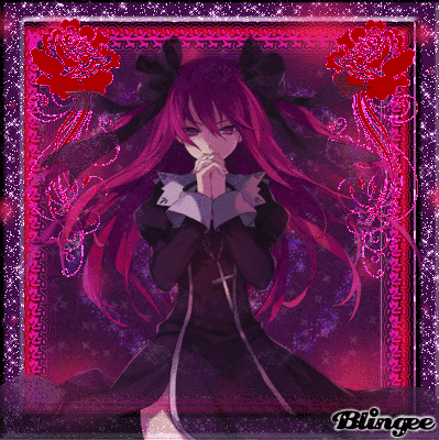 Dark woman (pink & purple) Picture #114290783 | Blingee.com