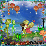 dancing on the beach