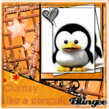 clumsy like a pengin 