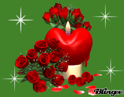 vela corazon y rosas picture 114540689 blingee com rosas con corazones