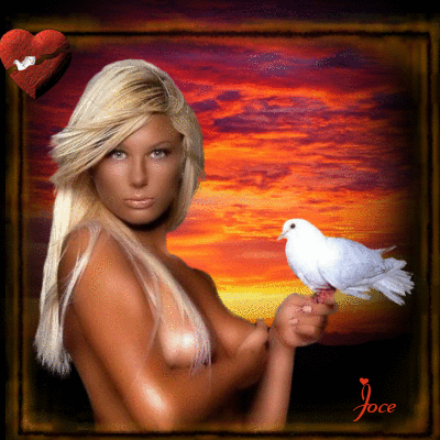 beauté et les colombes