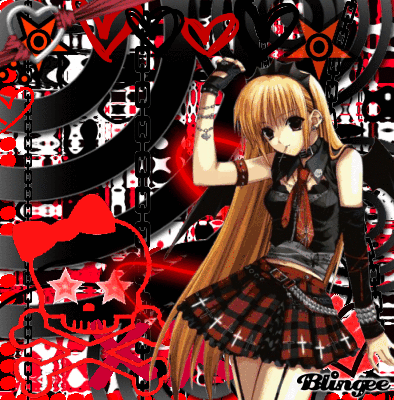 Emo Punk Anime Girl Upload custom graphics here to use in the free blingee online photo editor, and create art on your favorite topics. yahoo