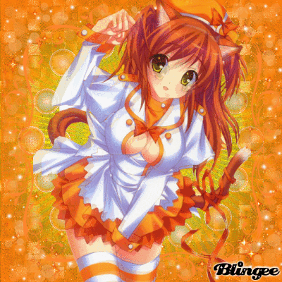 Orange Neko Girl Animated Picture Codes And Downloads 115644137 644959486 Blingee Com Modern pastel takes on orange hair color will give you a soft, peach or coral look that is especially fitting for spring. blingee com