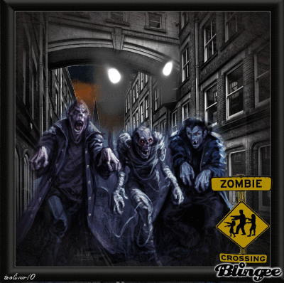 Zombie crossing Picture #116707025 | Blingee.com