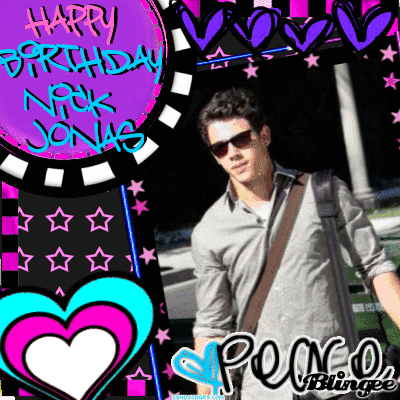 Happy Birthday Nick Jonas^^ Picture #116691937 | Blingee.com