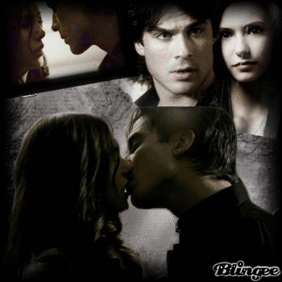 elena and damon kiss Picture #117300236 | Blingee.com