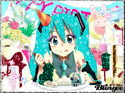 Happy Birthday Miku Picture #117378751 | Blingee.com