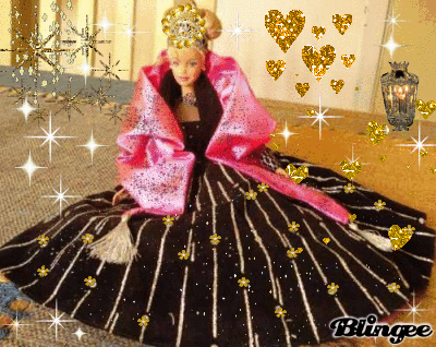 barbie vestido negro