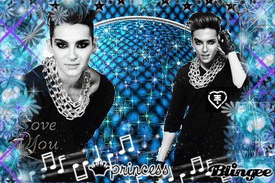 bill kaulitz prom blue