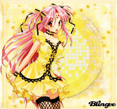 Anime Girls Yellow Picture 118478084 Blingee Com