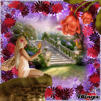 Fata Dei Fiori Immagini Animate Da Condividere 118520420 Blingee Com