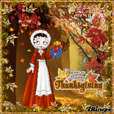 thanksgiving betty boop Picture #118615929 | Blingee.com