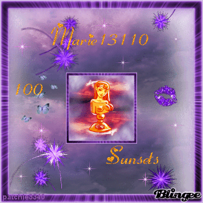 POUR MARIE13110 : 100 SUNSETS