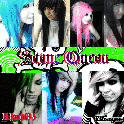 Scene Girl Collage