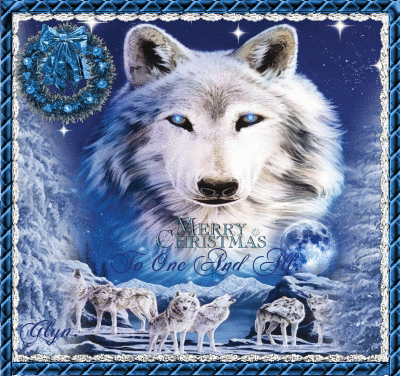 Wolves xmas Picture #119173966 | Blingee.com