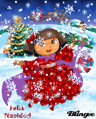 i wish you a dora CHRISTMAS! Picture #119419978 | Blingee.com