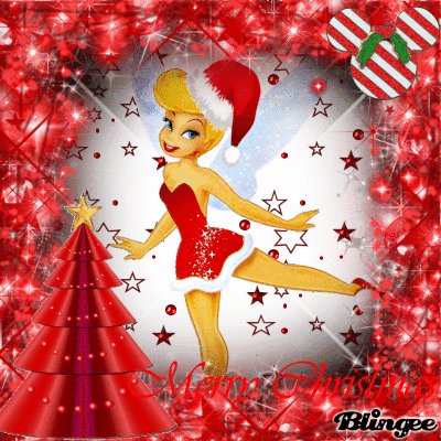Merry Christmas With Tinkerbell Picture 119529351 Blingee Com