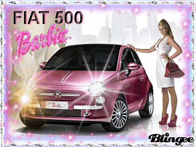 Fiat 500 Barbie Edition Picture #119473553 | Blingee.com