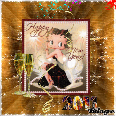 BONNE ANNEE BETTY BOOP Picture #119861652 | Blingee.com