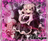 Cute Anime Girl~// Pink and black*