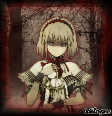 Anime voodoo doll girl