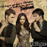 The Vampire Diarie; Stefan, Elena and Damon