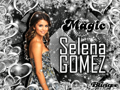 Selena Gomez black and white