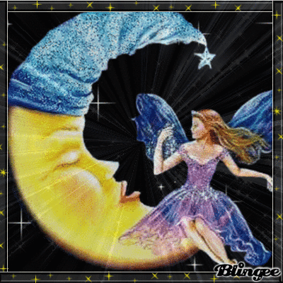 La fée et sa copine la Lune.