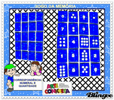 JOGO DA MEMÓRIA:CORRESPONDÊNCIA