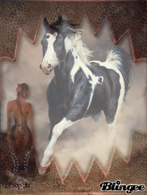 La belle et l'étalon !