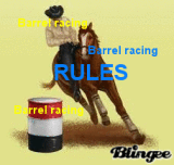 Animated Barrel Racing