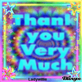 Thank You Very Much!!!