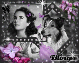 Elizabeth Taylor and Lassie