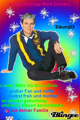 ICH BIN EIN GRO?ER FAN ASLIHAN UND SAGE HAPPY BIRTHDAY MARK DUMITRU