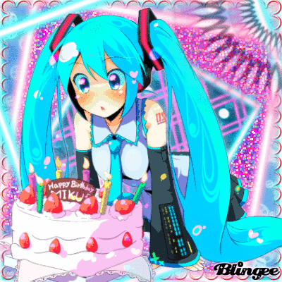 Happy Birthday Miku! Picture #122579465 | Blingee.com