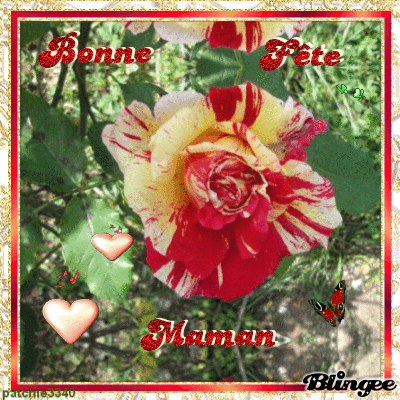 BONNE FETE MAMAN ROSE