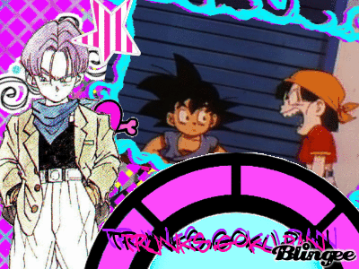 GOKU TRUNKS Y PAN goku trunks y pan: