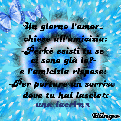 cerco amicizia e amore