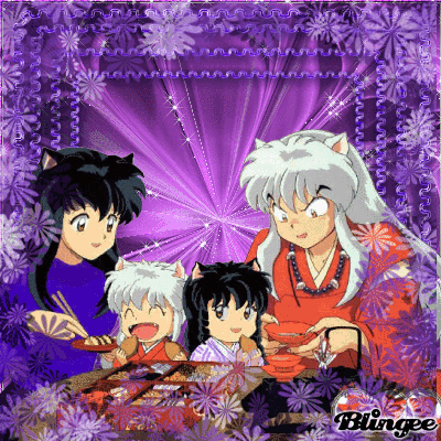 Kagome And Inuyasha Family Inuyasha And Kagome S Family Picture 123462103 Blingee Com blingee com